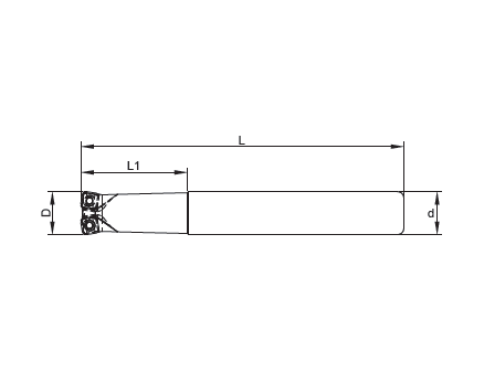 HSSP-High-Feed Milling Cutter